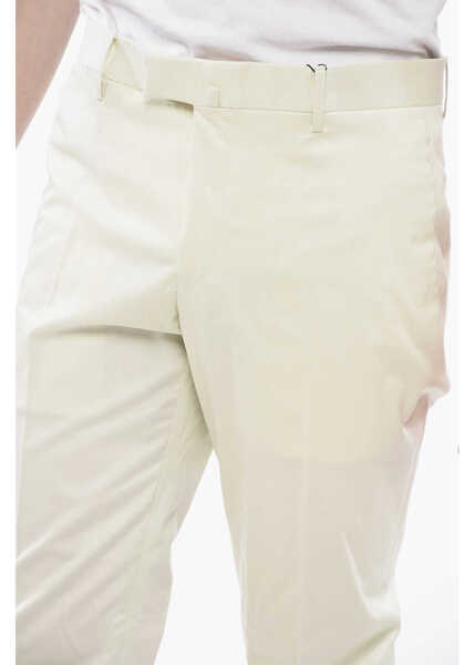Pantaloni casual CORNELIANI Stretch Cotton Academy Chino Pants With Hidden Closure Beige Barbati (BM 16596084) 3