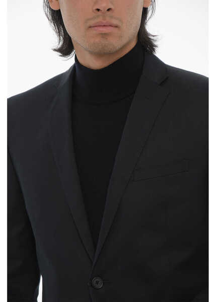 Sacouri CORNELIANI Cc Collection Cotton Blend Blazer With Side Splits Blue Barbati (BM 16596096) 3