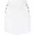 Balmain Knitted Miniskirt With Logoed Buttons White