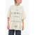 John Richmond Pelac Oversized T-Shirt With Contrasting Print Beige