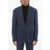 CORNELIANI Cc Collection Wool Blend Blazer With Patch Pockets Blue