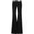 Balmain Flare-Fit Pants With Sequined Side Bands Black