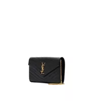 Genti de mana Saint Laurent Dama - Genti de mana Saint Laurent Saint Laurent Monogram Grain De Poudre Bag Black Femei (BM 16597419) - B-mall.ro
