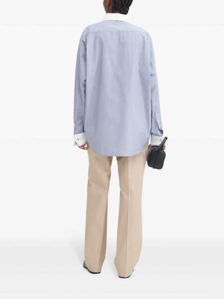 Camasi FILIPPA K Filippa K Cotton Tuxedo Shirt Clothing GREY Femei (BM 16598493) 3