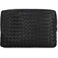 Genti Bottega Veneta pentru Barbati - Genti Bottega Veneta Bottega Veneta Leather Laptop Case Black Barbati (BM 16598874) - B-mall.ro