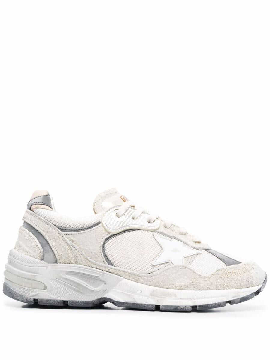 Sneakers Golden Goose Golden Goose Running Dad Net And Suede Upper Leather Star And Heel Suede Spur Shoes WHITE Femei (BM 16601217) 1