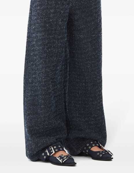 Balerini Ganni Ballerina With Buckle DENIM Femei (BM 16603305) 4