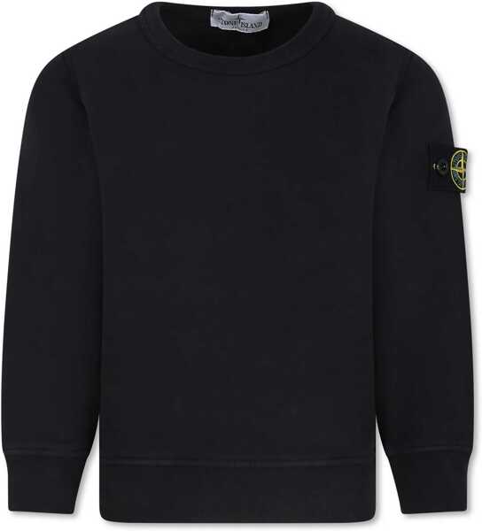 Hanorace Stone Island Sweatshirt BLACK Baieti (BM 16603425) 1