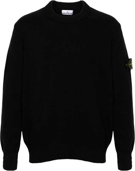 Pulovere casual Stone Island Jersey With Logo BLACK Barbati (BM 16603548) 1