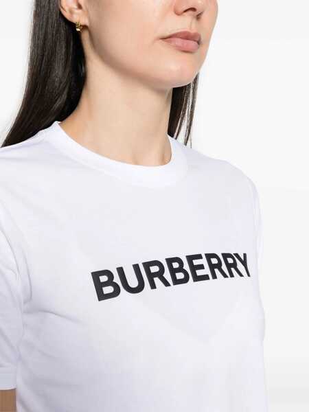 Tricouri Burberry T-Shirt With Logo WHITE Femei (BM 16603623) 5