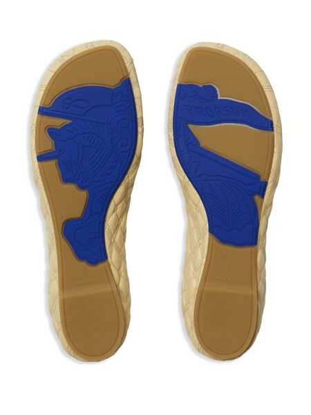 Pantofi fara toc Burberry Burberry Sadler Leather Ballerina Flats White Femei (BM 16604073) 5