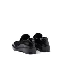 Mocasini Prada Dama - Mocasini Prada Prada Triangle-Patch Leather Loafers Black Femei (BM 16604814) - B-mall.ro