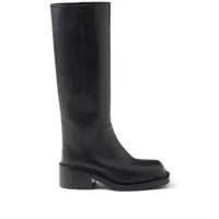 Bocanci Prada Knee-High 55Mm Leather Boots Femei