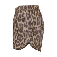 Pantaloni casual Stella McCartney Dama - Pantaloni casual Stella McCartney Stella McCartney Short Leopard Pants Beige Femei (BM 16607031) - B-mall.ro