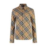 Camasi Burberry Checked Cotton Shirt Femei