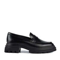 Mocasini Hogan Black 10-Storey Loafer Femei