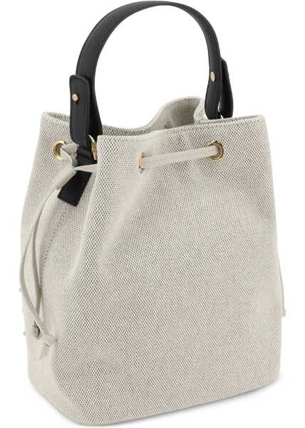 Genti de mana Versace La Medusa Bucket Bag ROPE ICE BLACK VERSACE GOLD Femei (BM 16613283) 2