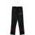 Vision of Super Black Pants With Red Embroidered Flames BLACK