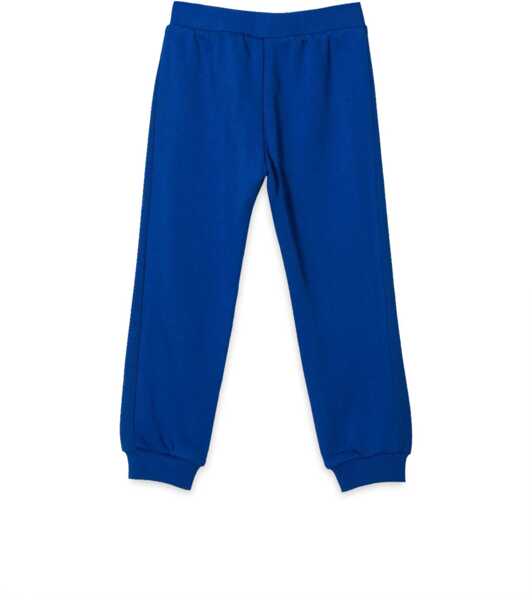 Pantaloni casual Moschino Logoed Pants BLUE Baieti (BM 16613538) 2