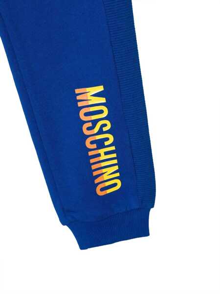 Pantaloni casual Moschino Logoed Pants BLUE Baieti (BM 16613538) 3