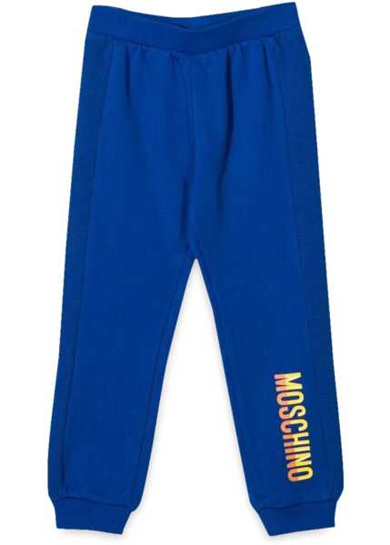 Pantaloni casual Moschino Logoed Pants BLUE Baieti (BM 16613538) 1