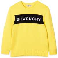 Pulovere casual Knitted Jumper Givenchy Jacquard Logo Baieti