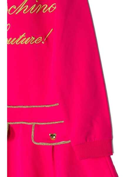 Rochii casual Moschino Logo Dress FUCHSIA Fete (BM 16613604) 3