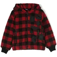 Bluze de trening Plaid Hoodie Fete