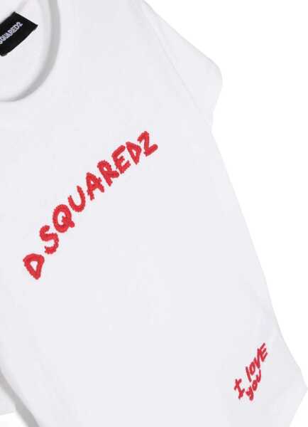 Tricouri DSQUARED2 Mc Logo T-Shirt WHITE Fete (BM 16613787) 3