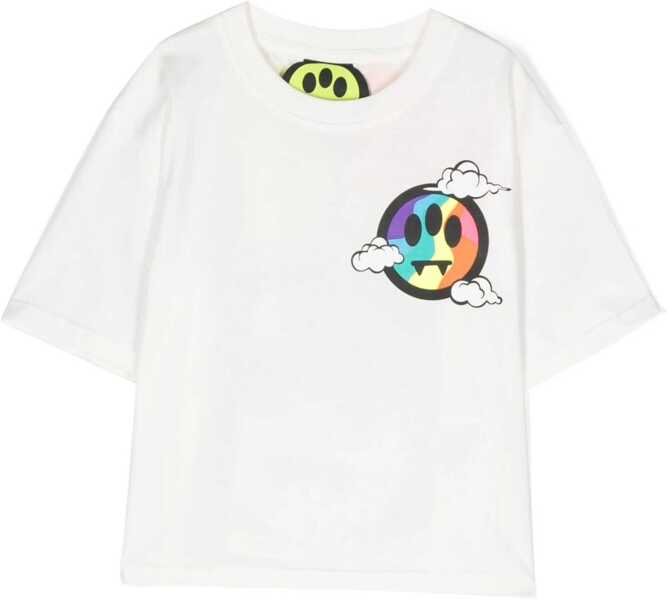 Tricouri BARROW Cropped T-Shirt IVORY Fete (BM 16613916) 1