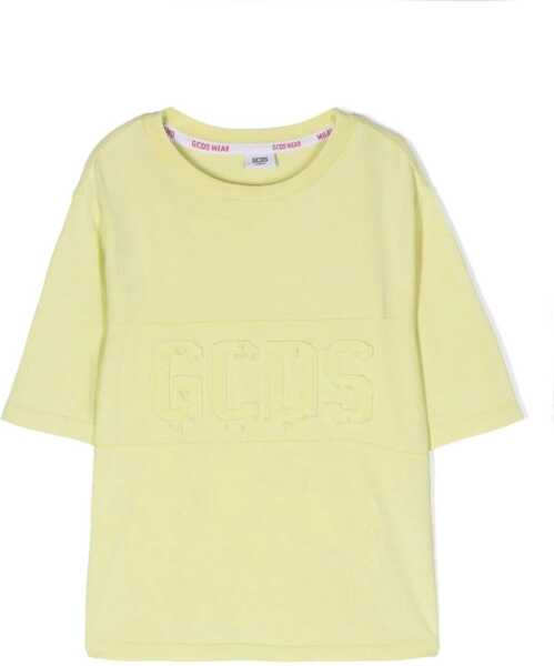Tricouri GCDS T-Shirt Logo YELLOW Baieti (BM 16614042) 1