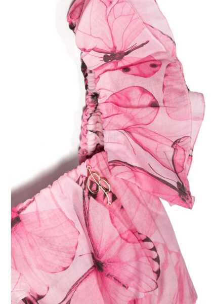 Topuri Blumarine Top Butterflies PINK Fete (BM 16614048) 3