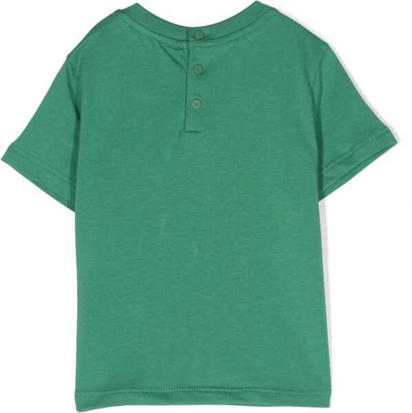 Tricouri Emporio Armani Comic Print T-Shirt GREEN Baieti (BM 16614150) 2