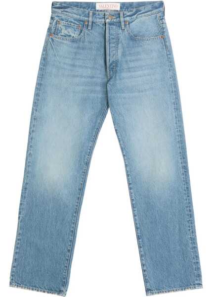 Blugi Valentino Garavani Denim Trousers LIGHT BLUE Barbati (BM 16614264) 1