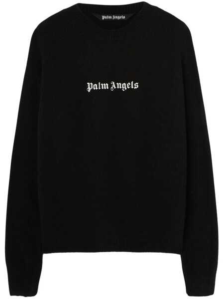 Pulovere Palm Angels Palm Angels Embroidered Crew-Neck Jumper Multicolor Barbati (BM 16618245) 1
