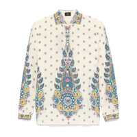 Camasi Etro Silk Shirt With Print Femei