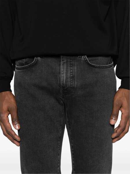 Blugi drepti PT TORINO Denim Pants BLACK Barbati (BM 16619790) 5