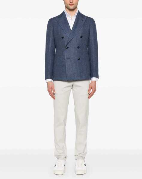 Pantaloni casual PT TORINO Cotton Pants IVORY Barbati (BM 16619793) 2