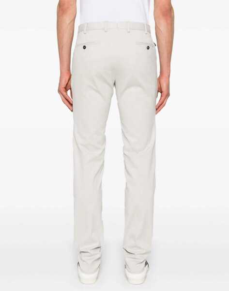 Pantaloni casual PT TORINO Cotton Pants IVORY Barbati (BM 16619793) 4