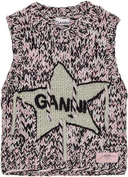 Veste casual Ganni Wool Vest MULTICOLOUR Femei (BM 16619928) 1