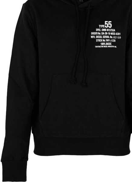 Tricouri Diesel Ginn Hood A06500 Czarny Femei (BM 16620003) 3