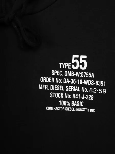 Tricouri Diesel Ginn Hood A06500 Czarny Femei (BM 16620003) 4