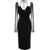 Self-Portrait Self-Portrait Lace Trim Dress Black