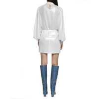 Imbracaminte BLANCA VITA Dama - Rochii BLANCA VITA Blanca Vita Abelia Laminated Mini Dress White Femei (BM 16620171) - B-mall.ro
