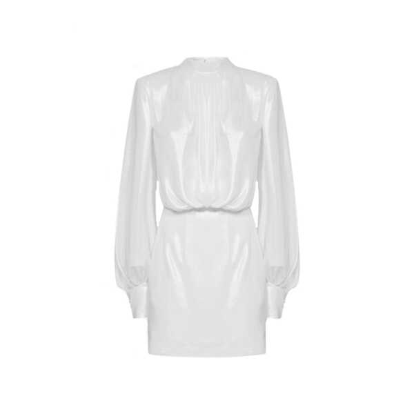 Rochii BLANCA VITA Blanca Vita Abelia Laminated Mini Dress White Femei (BM 16620171) 1