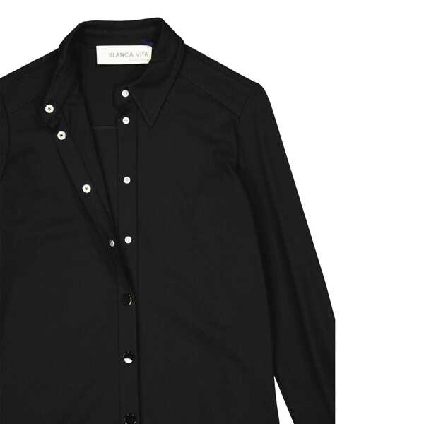 Rochii BLANCA VITA Blanca Vita Mini Dress Black Femei (BM 16620174) 3