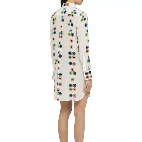 Rochii Chloe Chlo Chemisier Dress White Femei (BM 16620186) 3