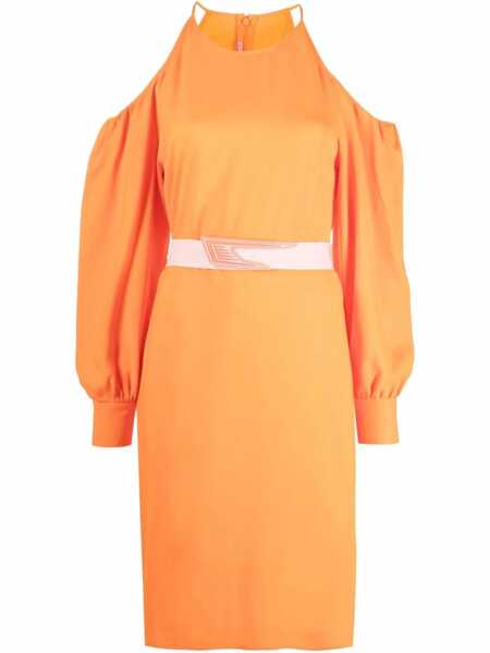 Rochii Stella McCartney Stella Mccartney Off-Shoulder Dress Orange Femei (BM 16620207) 1