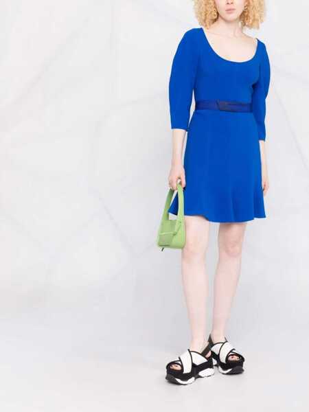 Rochii Stella McCartney Stella Mccartney Long Sleeved Dress Blue Femei (BM 16620216) 2