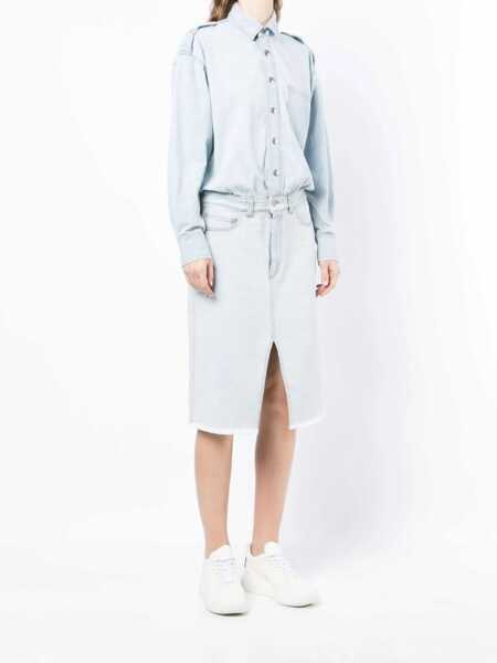 Camasi de blugi Stella McCartney Stella Mccartney Denim Shirt Dress Blue Femei (BM 16620231) 3